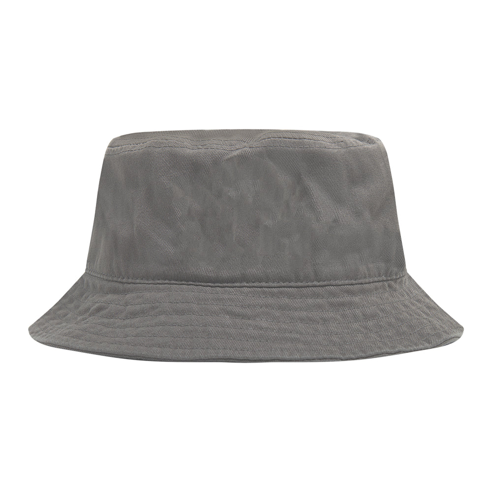 plain gray back of bucket hat