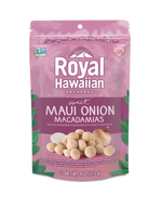 frontside of sweet maui onion macadamias- royal hawaiian orchards