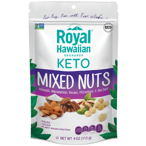 Front of Pack Royal Hawaiian Orchards Keto Mixed Nuts